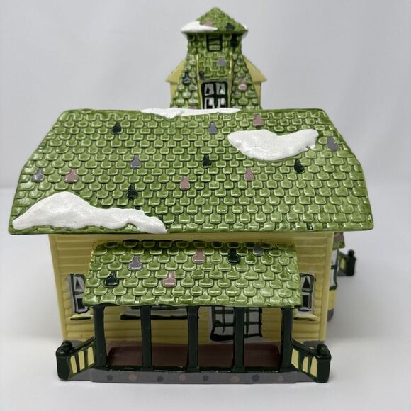 Dept 56 Snow Village 1987 Village Resort 50920 Cord & Box Included - Picture 4 of 7